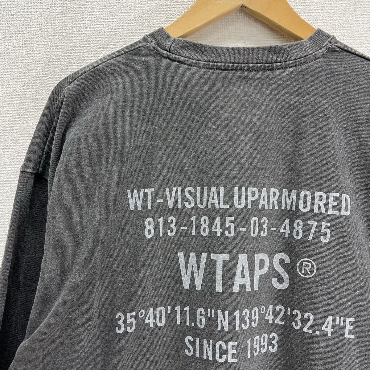 WTAPS ダブルタップス 24AW 242ATDT-CSM09 SPEC/LS/COTTON 長袖Tシャツ
