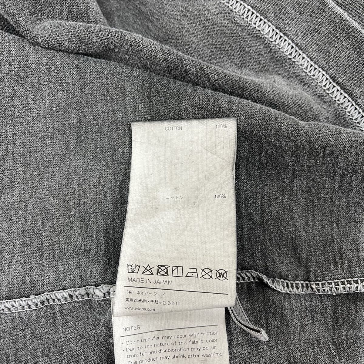 WTAPS ダブルタップス 24AW 242ATDT-CSM09 SPEC/LS/COTTON 長袖Tシャツ