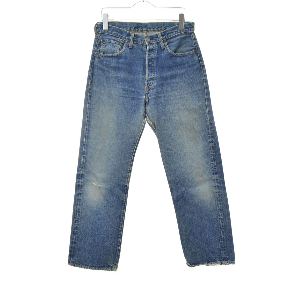 LEVIS】60s~ 501 BIGE Sタイプ Vステッチデニムパンツ - メルカリ