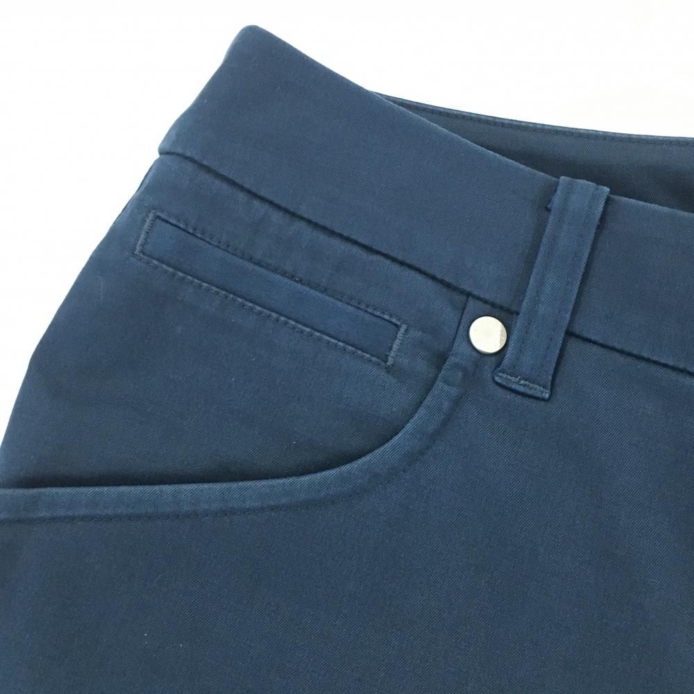 美品】マスターバニー パンツ ネイビー ロゴ白 ストレッチ レディース