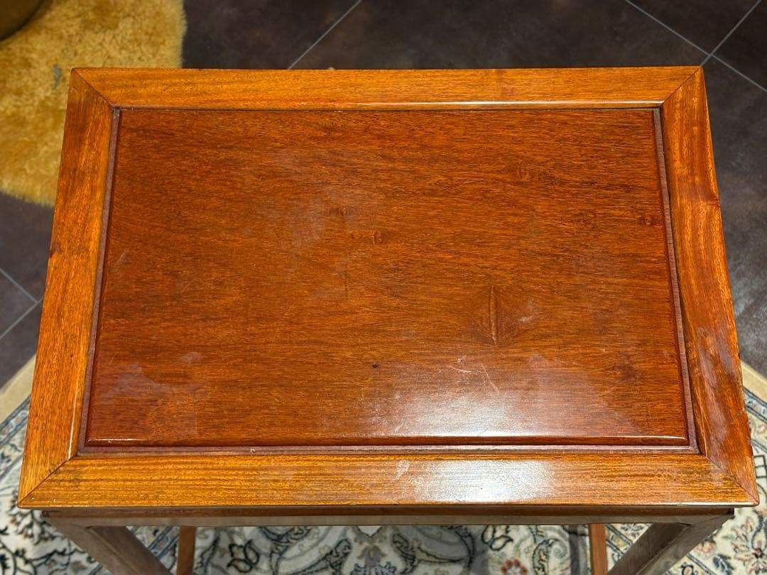 唐木 サイドテーブル コーヒーテーブル アンティーク ヴィンテージ IG