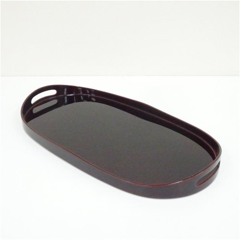 輪島塗 慶塚造 溜塗脇取盆（共箱） 和食器 食器 おしゃれ 骨董 トレイ