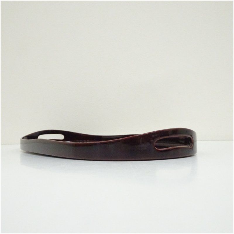 輪島塗 慶塚造 溜塗脇取盆（共箱） 和食器 食器 おしゃれ 骨董 トレイ