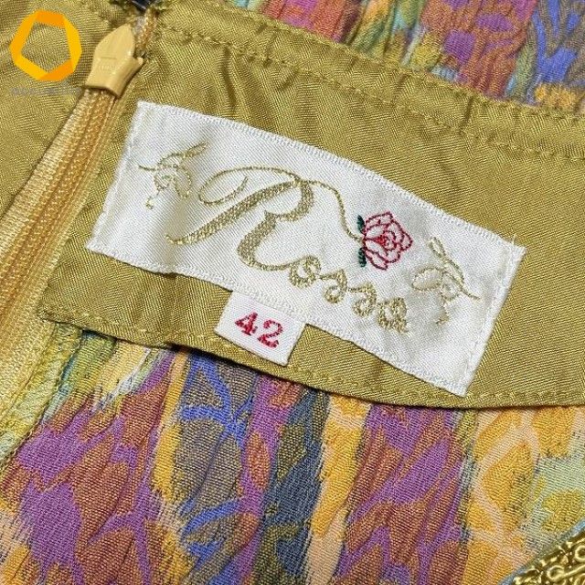 インポートロッサimport Rossaワンピース 42（M） snc インポートロッサ import Rossa ワンピース 42 マルチ 半袖 V