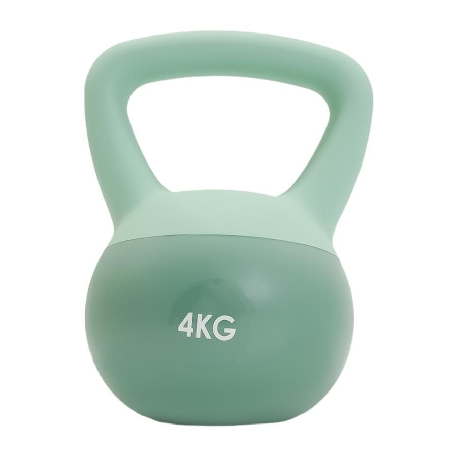 2453 ソフト ケトル ベル 4kg グリーン 女性 ダイエット ダンベル 