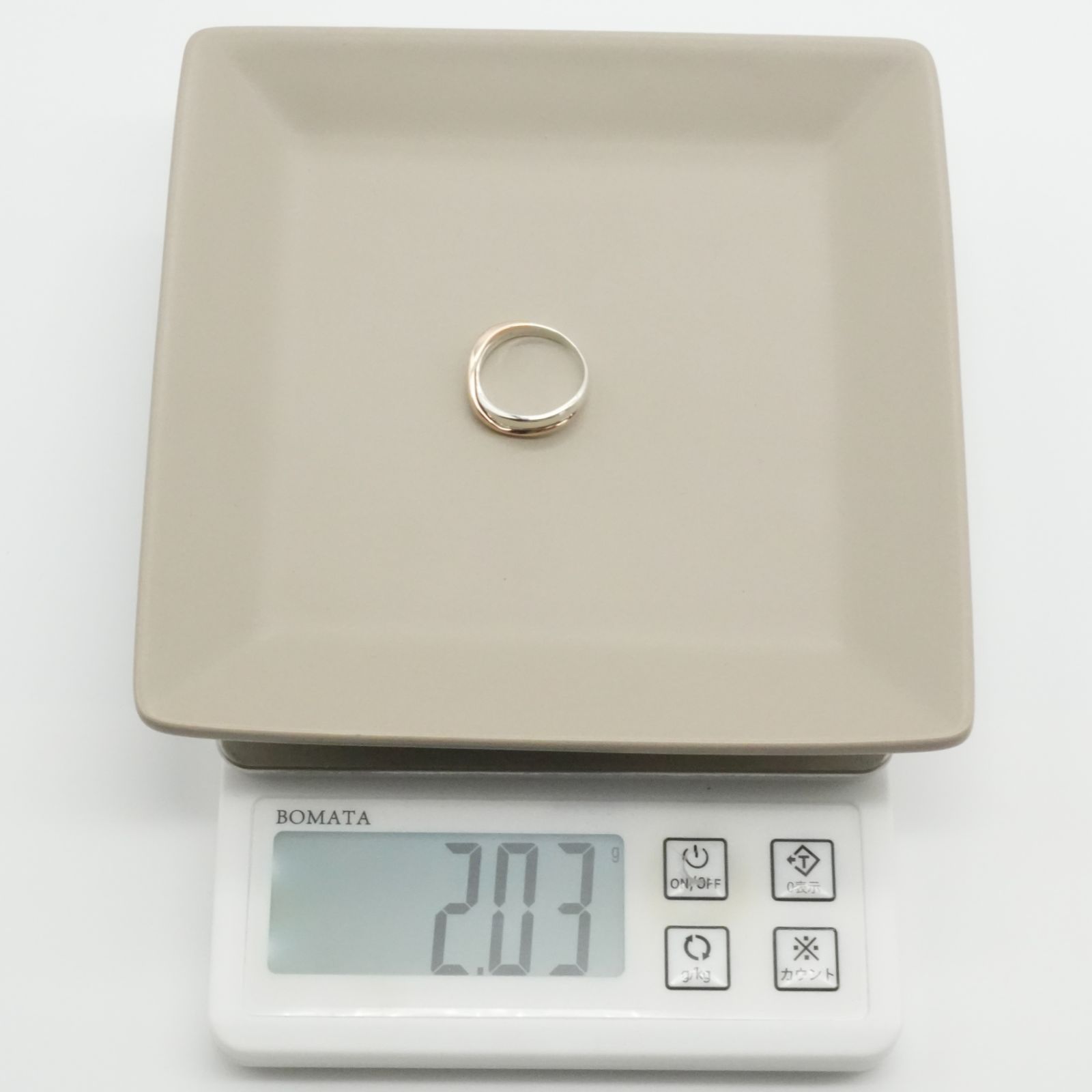 極美品10号 4℃ シルバー×K10 コンビ ウェーブ リング/25-3000 - メルカリ