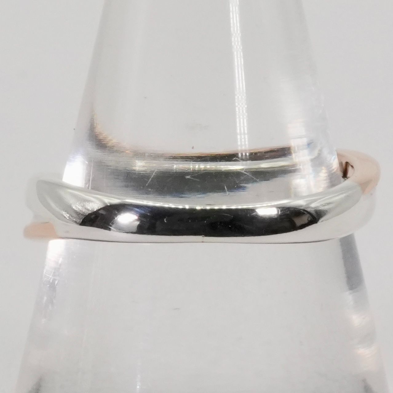 極美品10号 4℃ シルバー×K10 コンビ ウェーブ リング/25-3000 - メルカリ