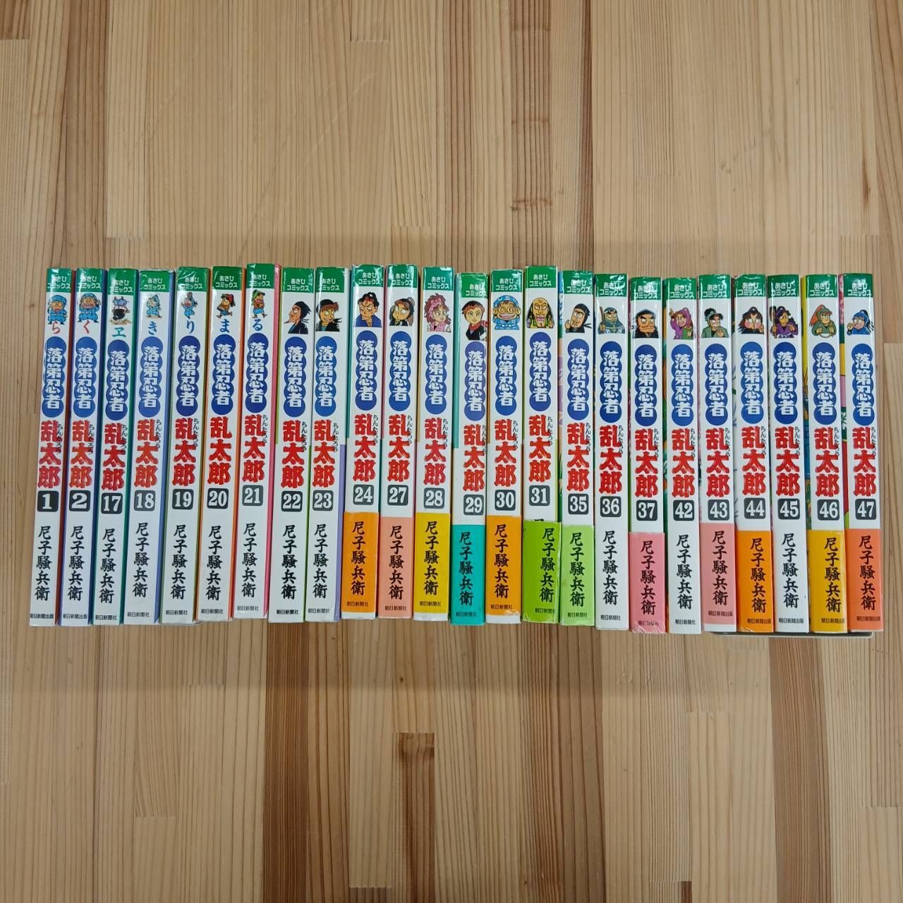 【人気マンガ】落第忍者乱太郎　24冊セット※22冊初版（商品説明欄記載）