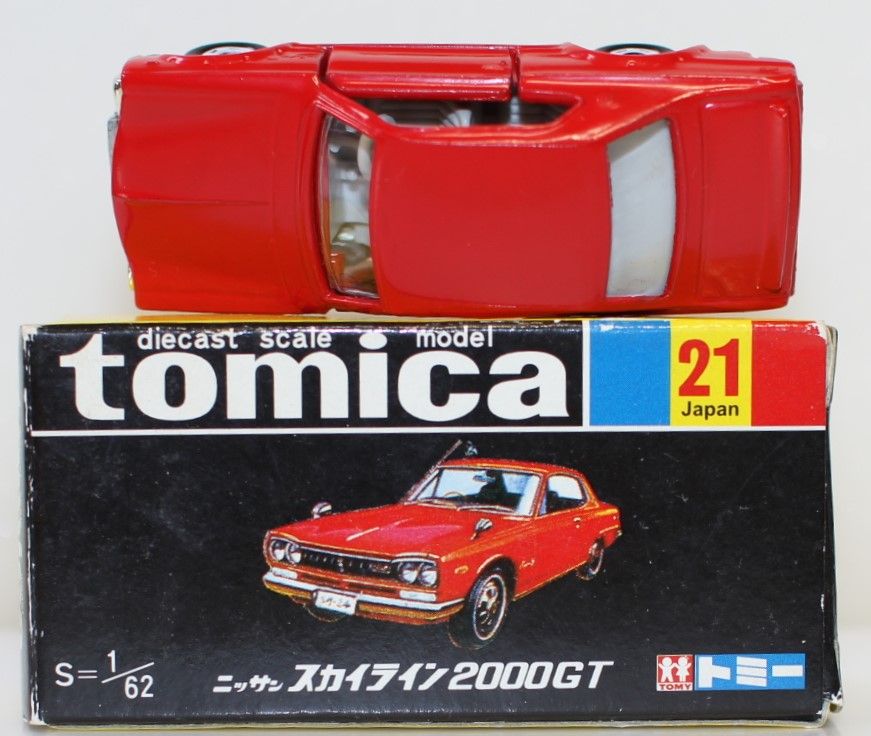 USED 黒箱復刻トミカ 21 ニッサン スカイライン 2000GT 240001032901