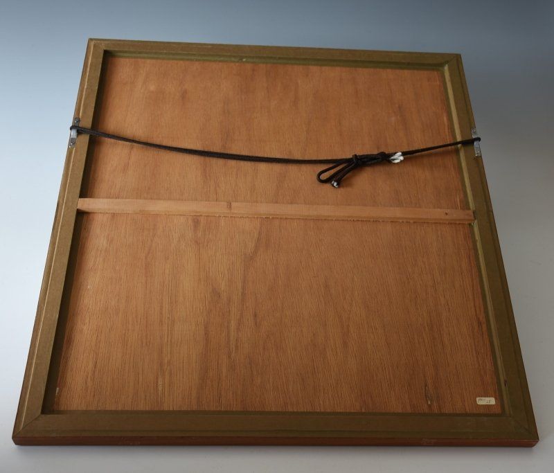 蔵A5856f】モン族 古布 刺繍襟飾り額装 18～19世紀 少数民族！ - メルカリ