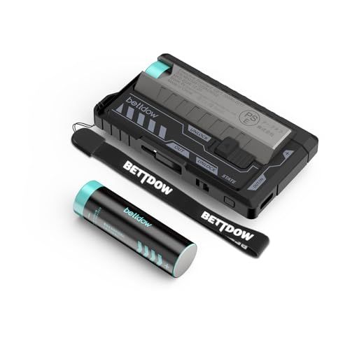 迅速に発送 Bettdow 新モデル バッテリー交換デザイン スマホ充電器 10000 mAh 大容量 2台同時充電 携帯充電器 Type C急速充電 2本電池付き 着脱式 充電式バッテリーパック 21700 20700 充電池に対応 1 de 6 a 5 ee