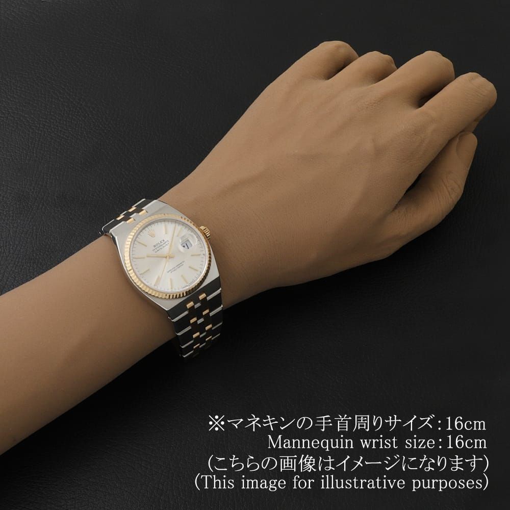 ロレックス オイスター クォーツ 17013 シルバー バー E番 中古 メンズ
