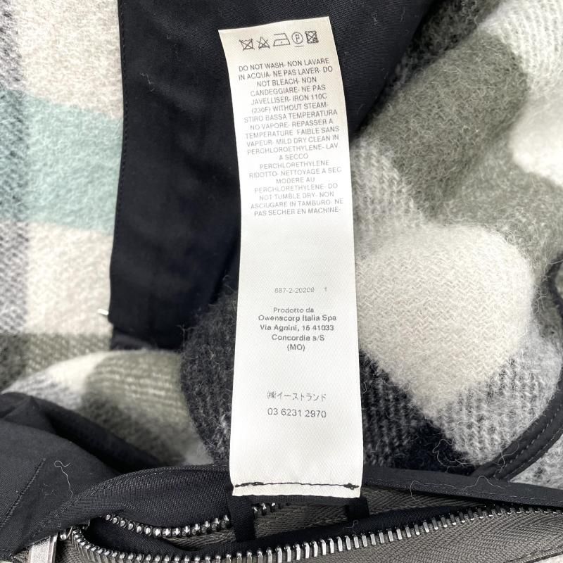 中古】Rick Owens 22AW Outershirt in Pearl Plaid サイズ36 グレー