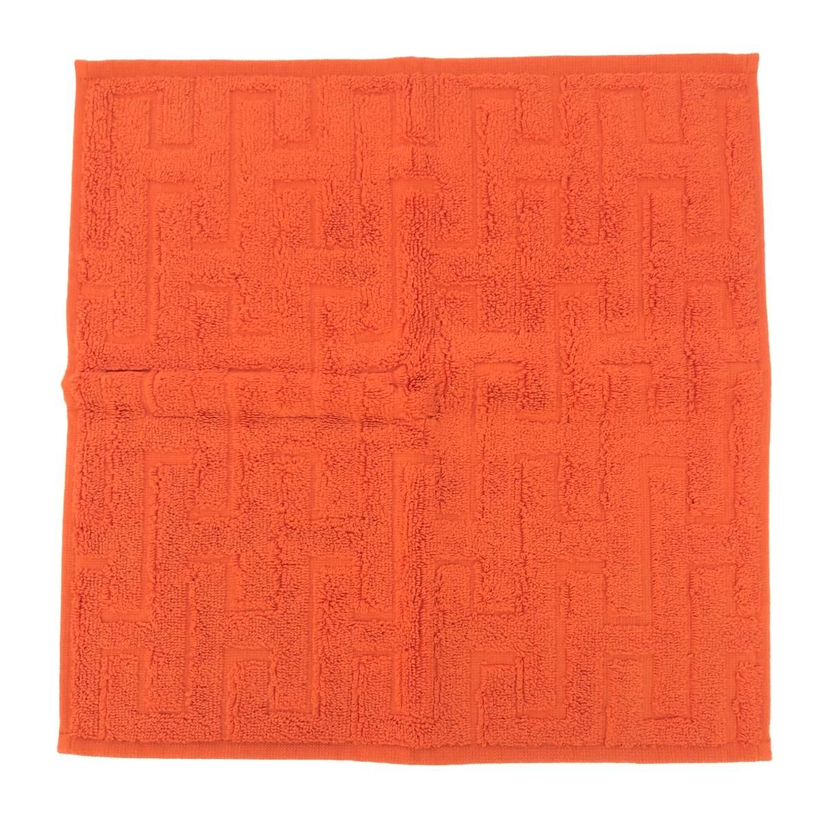 HERMES エルメス カレタオル/ラビリンス  コットン100％    オレンジ ユニセックス / 241011012825 HERMES エルメス カレタオル/ラビリンス コットン100％ オレンジ ユニ