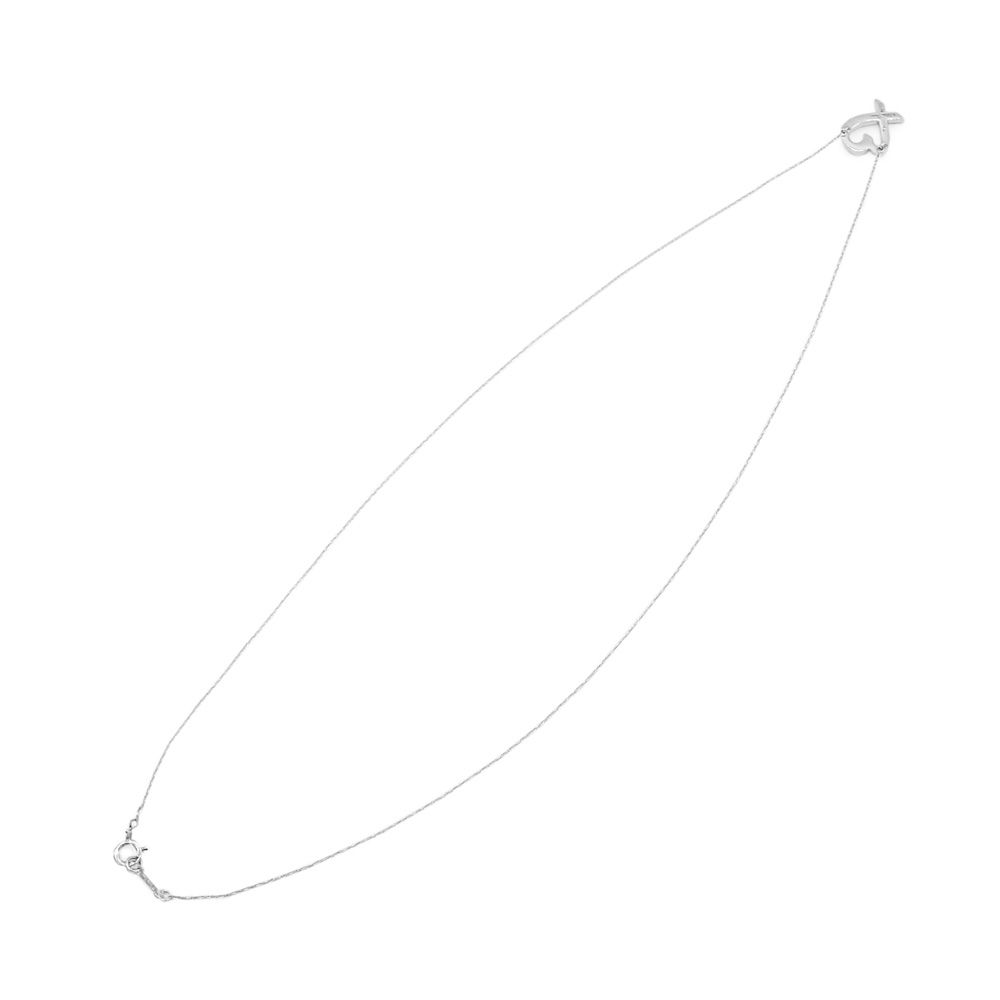 美品 Tiffany & Co ティファニー ラビング ハート ネックレス 60022337