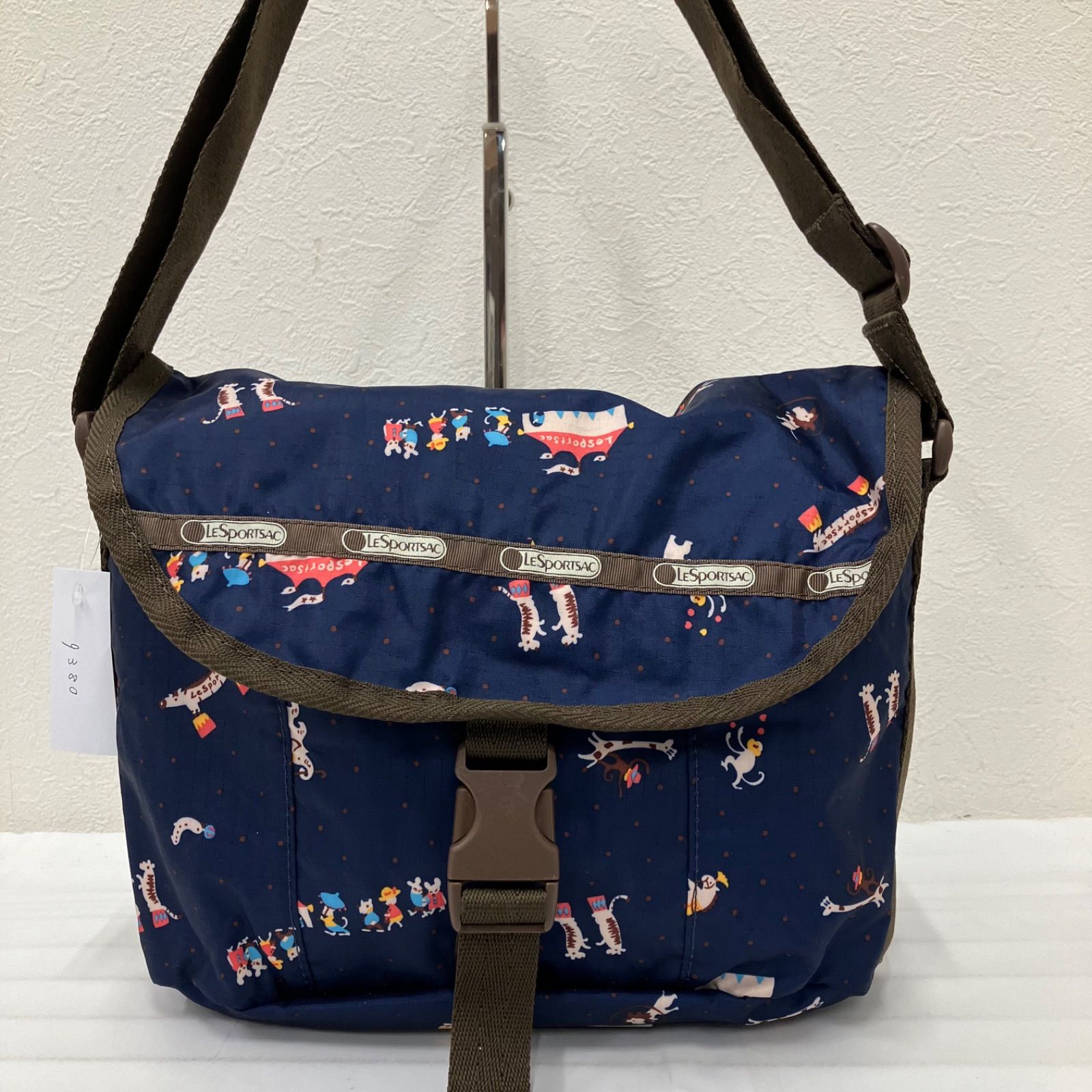 9380 LeSportsac レスポートサック ショルダーバッグ ネイビー 紺 