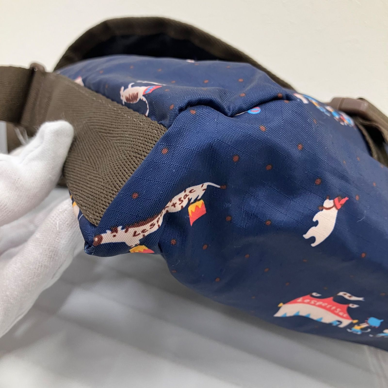 9380 LeSportsac レスポートサック ショルダーバッグ ネイビー 紺 