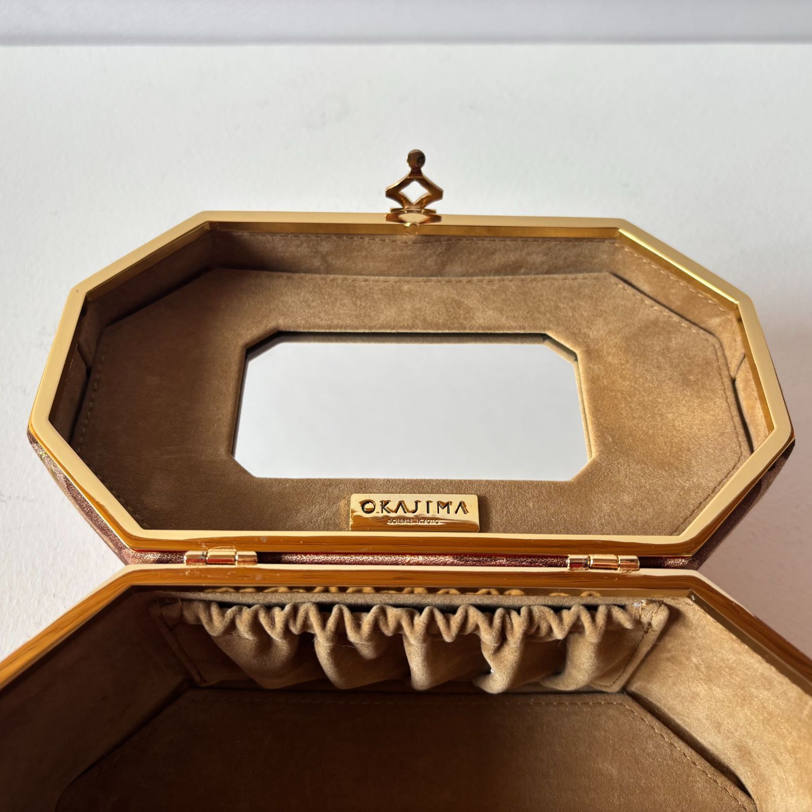 美品】皇室御用達京都 okajima okaju 岡重 ジュエリーボックス 
