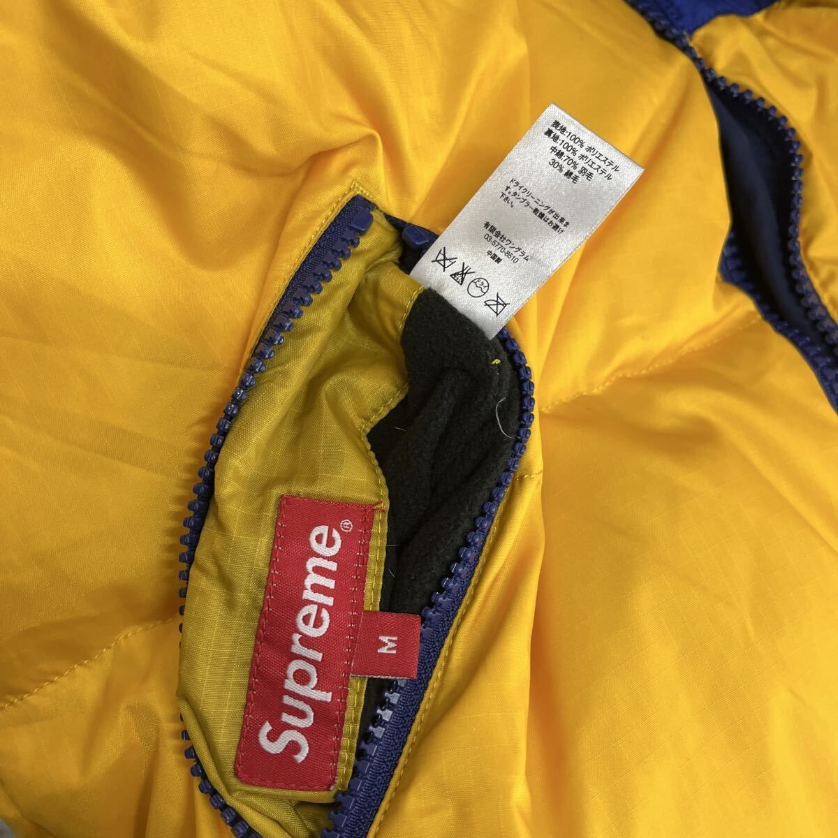 Supreme シュプリーム 14AW Reversible Puffy Jacket リバーシブル 