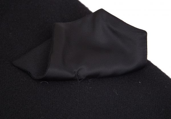 ヨウジヤマモト プールオムYohji Yamamoto POUR HOMME 小便小僧パッチ裁ち切りジャケット 黒4 ヨウジヤマモト プールオムYohji Yamamoto POUR HOMME 小便小僧パッチ