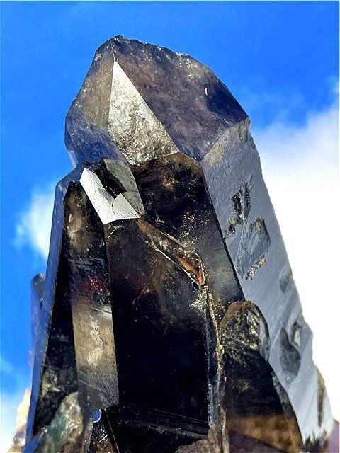 AAA級【魔除け】◇天然モリオン(黒水晶）クラスターB89C6/181C28C