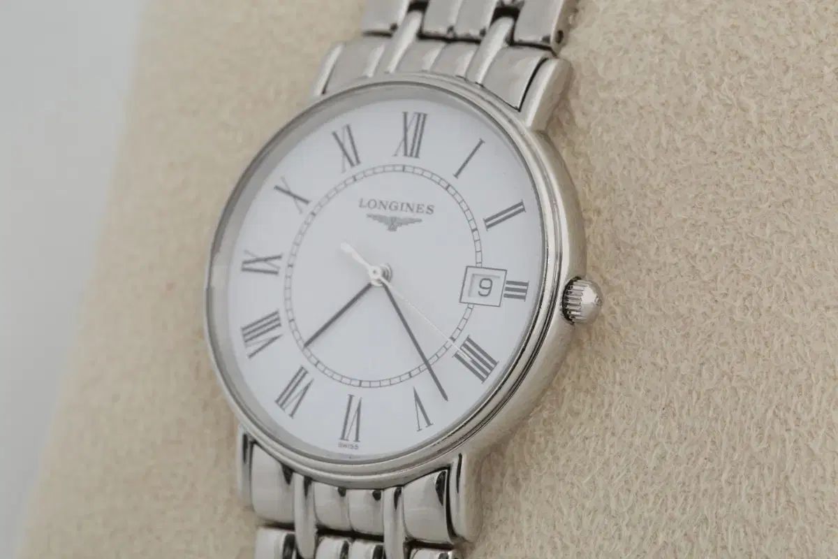 LONGINES LONGINES ロンジン プレザンス 白 ダイアル クオーツ 時計 