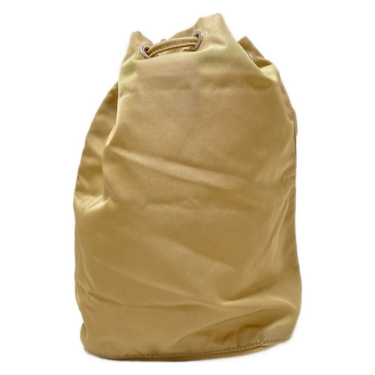 PRADA(プラダ) ポーチ - ベージュ 巾着型 - メルカリ