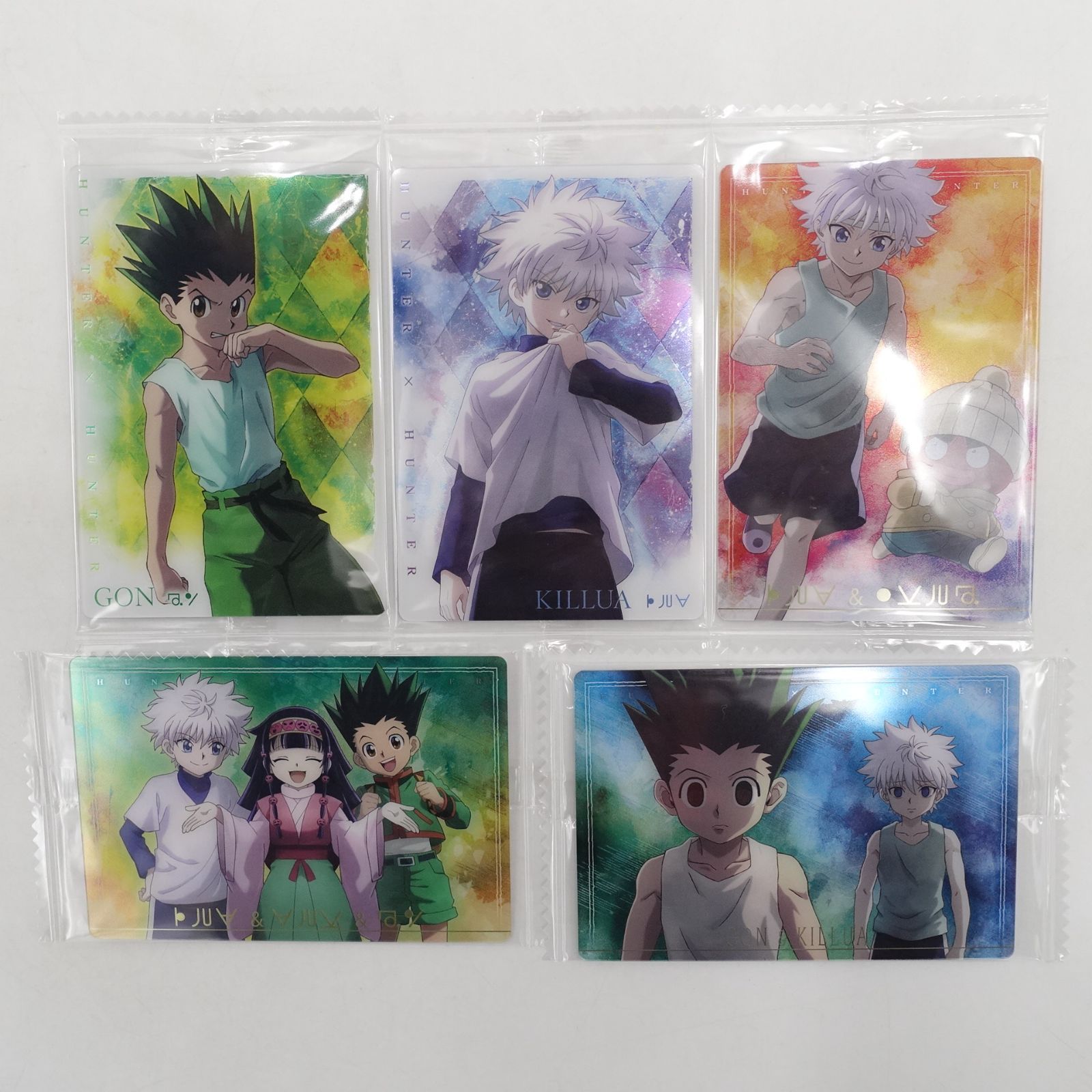 HUNTER×HUNTER イタジャガ3 キルア ゴン アルカ カード 未開封品 5枚