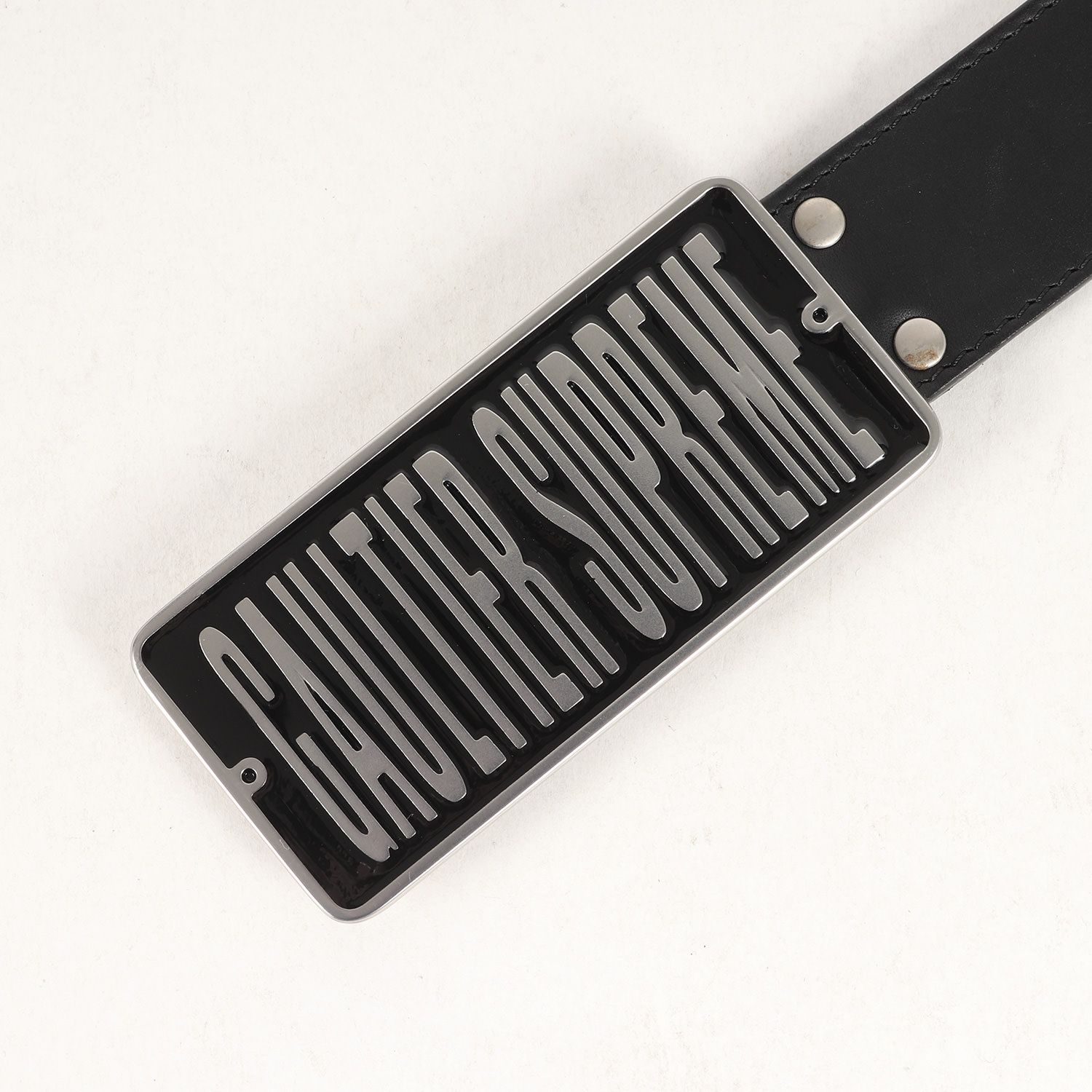 supreme jeanpaulgaultier シュプリームベルト新品未使用 NWT Supreme Jean Paul Gaultier JPG Logo Buckle Leather Belt Men's