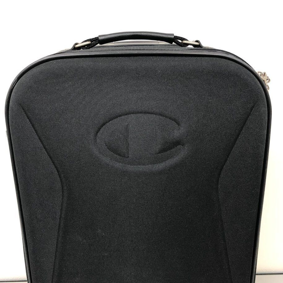 ss8369 【中古】 チャンピオン ソフトキャリーケース 黒 ジッパー式 2