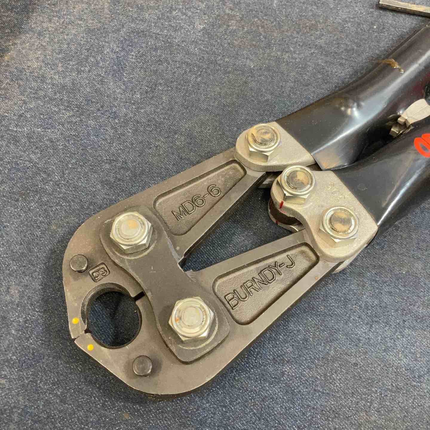 日本バーンディ BURNDY JMD 6 低圧引込線用工事用 手動圧縮工具 圧縮ペンチ