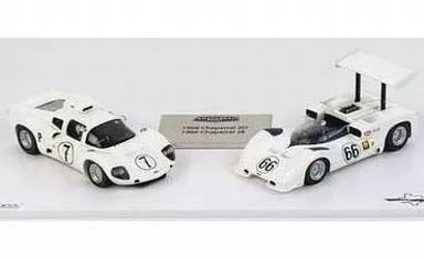 ミニカー 1 43 シャパラル2台セット 1966 Chaparral 2 D E Jim Hall ホワイト