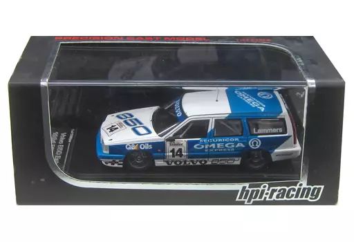 ミニカー 1|43 Volvo 850 Estate 1994 BTCC OMEGA 14 ブルー×ライトブルー×ホワイト 8112