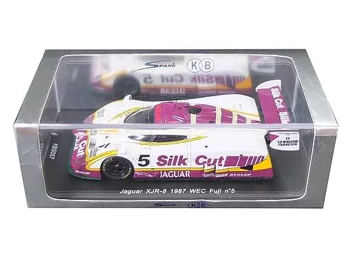 ミニカー 1 43 Jaguar XJR 8 1987 WEC Fuji Silk Cut 5 ホワイト パープル KBS 057