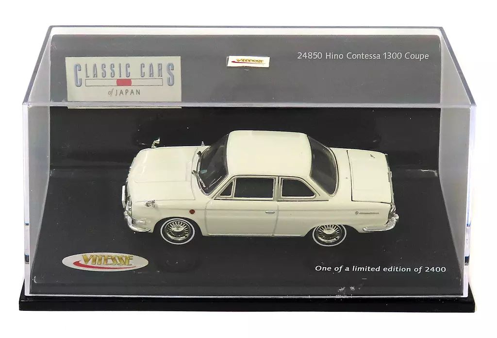 中古】ミニカー 1/43 Hino Contessa 1300 Coupe(ホワイト) [24850