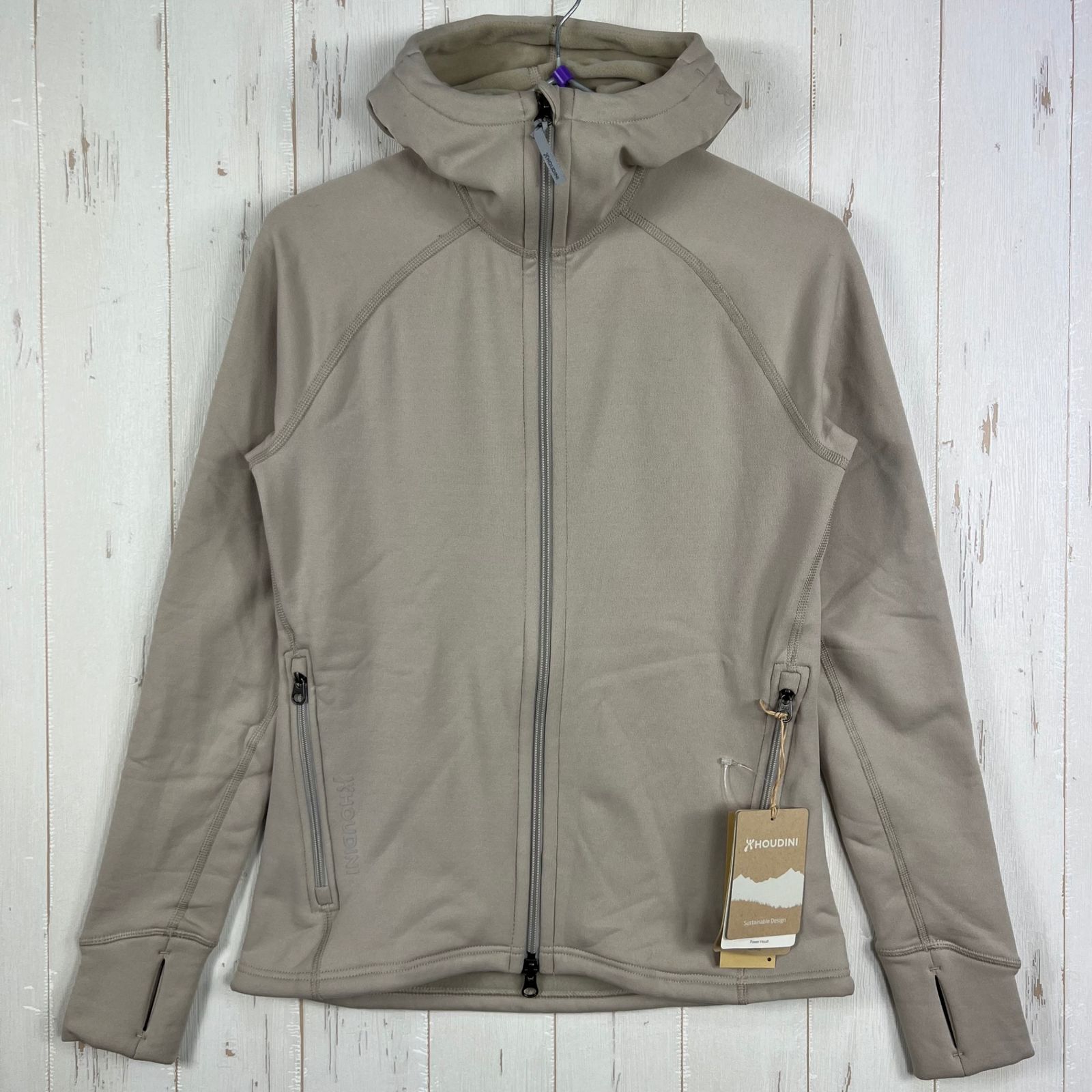 Women s XS カーキ系 Houdini フーディニ ウィメンズ パワー フーディ W Power Houdi 125984 148 z SANDSTORM フリース アウター ジ