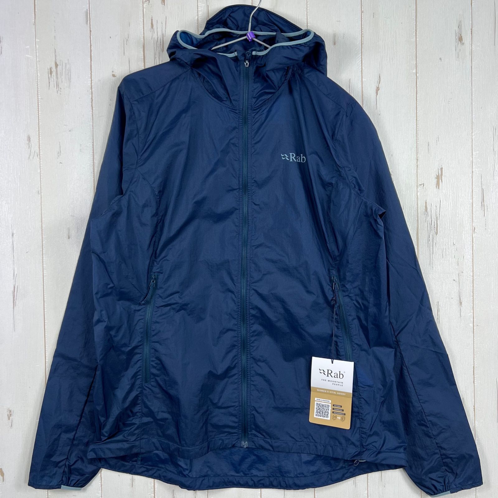 Women s L ブルー系 Rab ラブ バイタル フーディ ウィメンズ Vital Hoody Wmns QWS 50 TEMPEST BLUE z ウィンドシェル アウター ジャケット