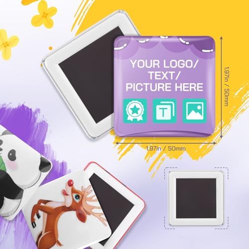 50*50 mm四角形缶バッヂ