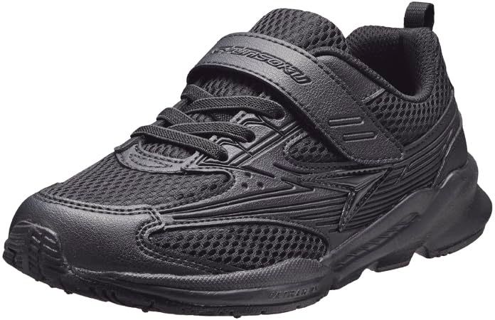 シュンソク スニーカー キッズ 男の子 女の子 白 黒 通学靴 幅広 軽量 16~25 cm 3 E SJJ 1600 ユニセックス子供po eeafb 76 b