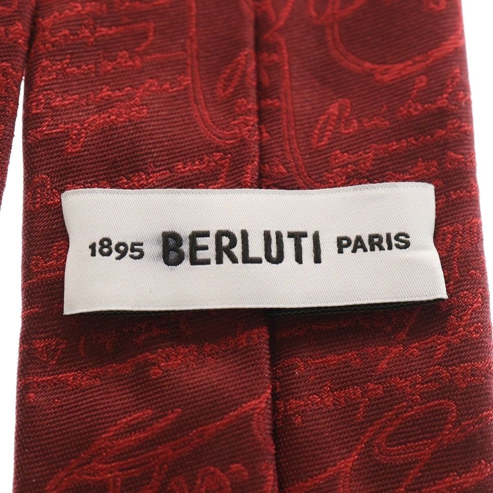 Berluti (ベルルッティ) スクリット カリグラフィ シルク ネクタイ