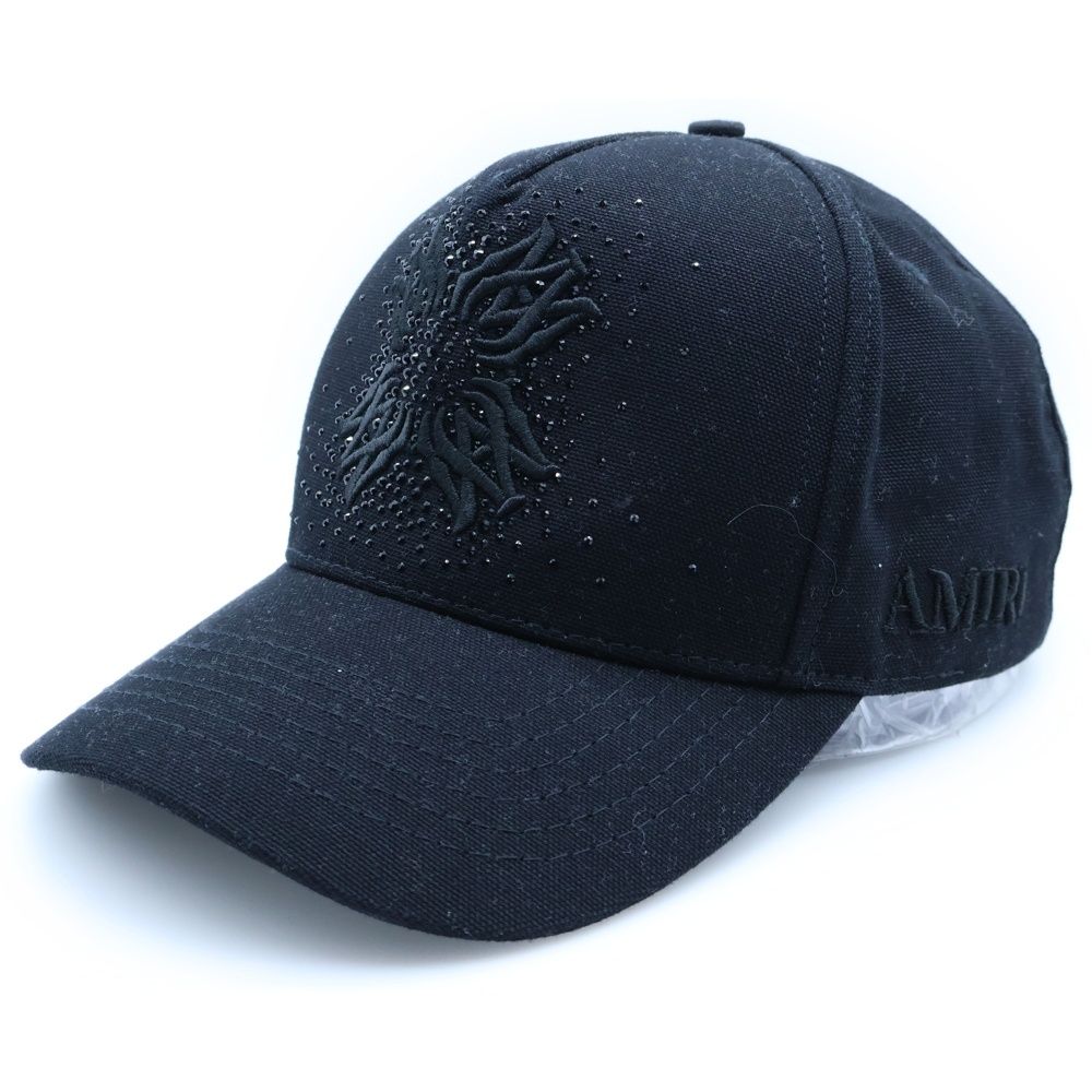 AMIRI (アミリ) MA QUAD ラインストーン装飾ベースボールキャップ