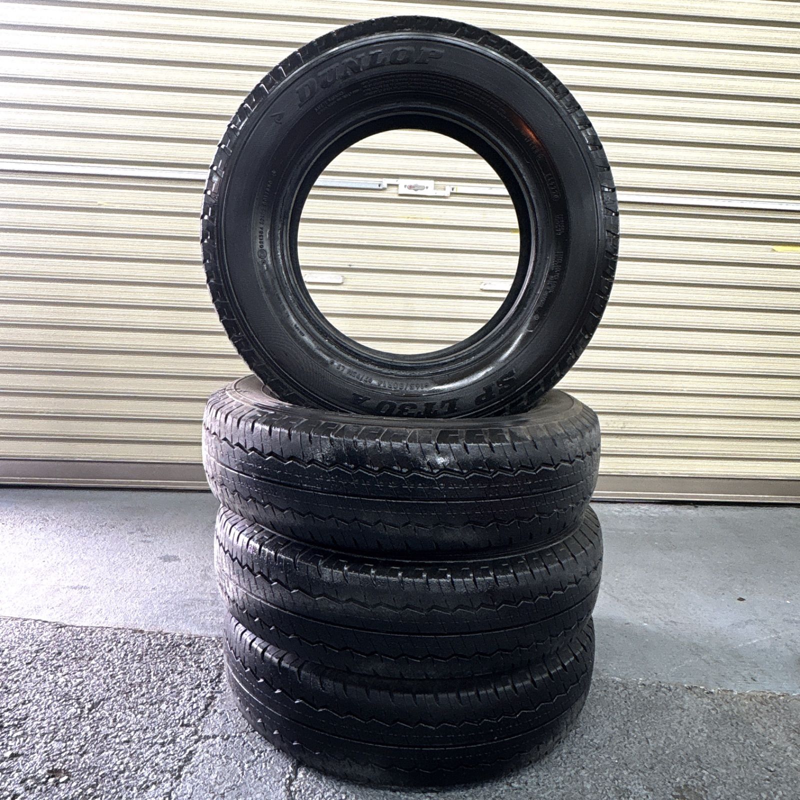 最終値下げ【送料無料】ダンロップ SP LT30 A 165/80R14 タイヤセット