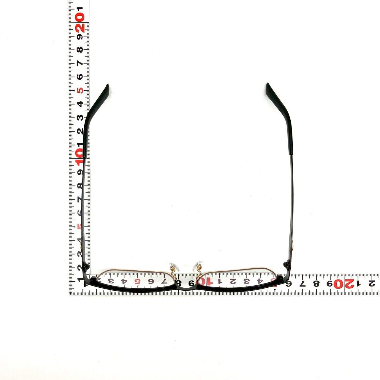 グッチ 眼鏡 伊達メガネ チタニウム ブラック シルバー 美品 80210