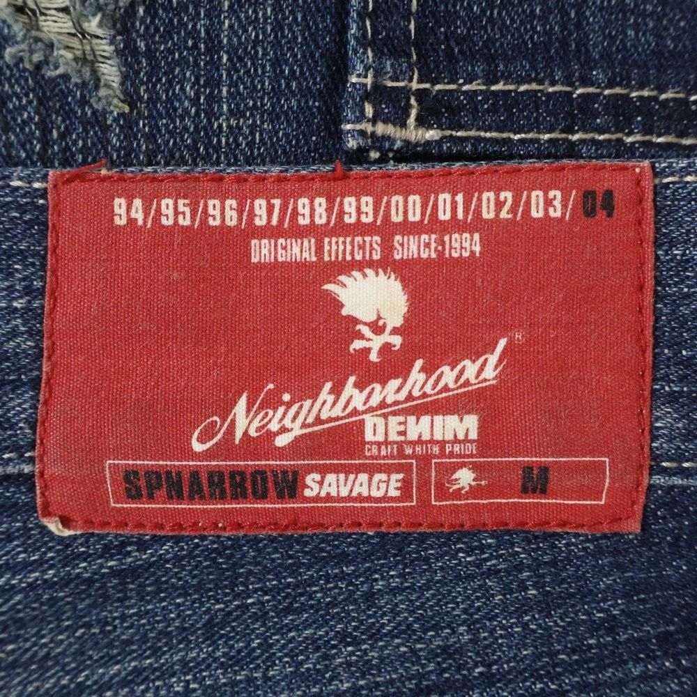 NEIGHBORHOOD (ネイバーフッド) リペア加工 ストレートデニムパンツ