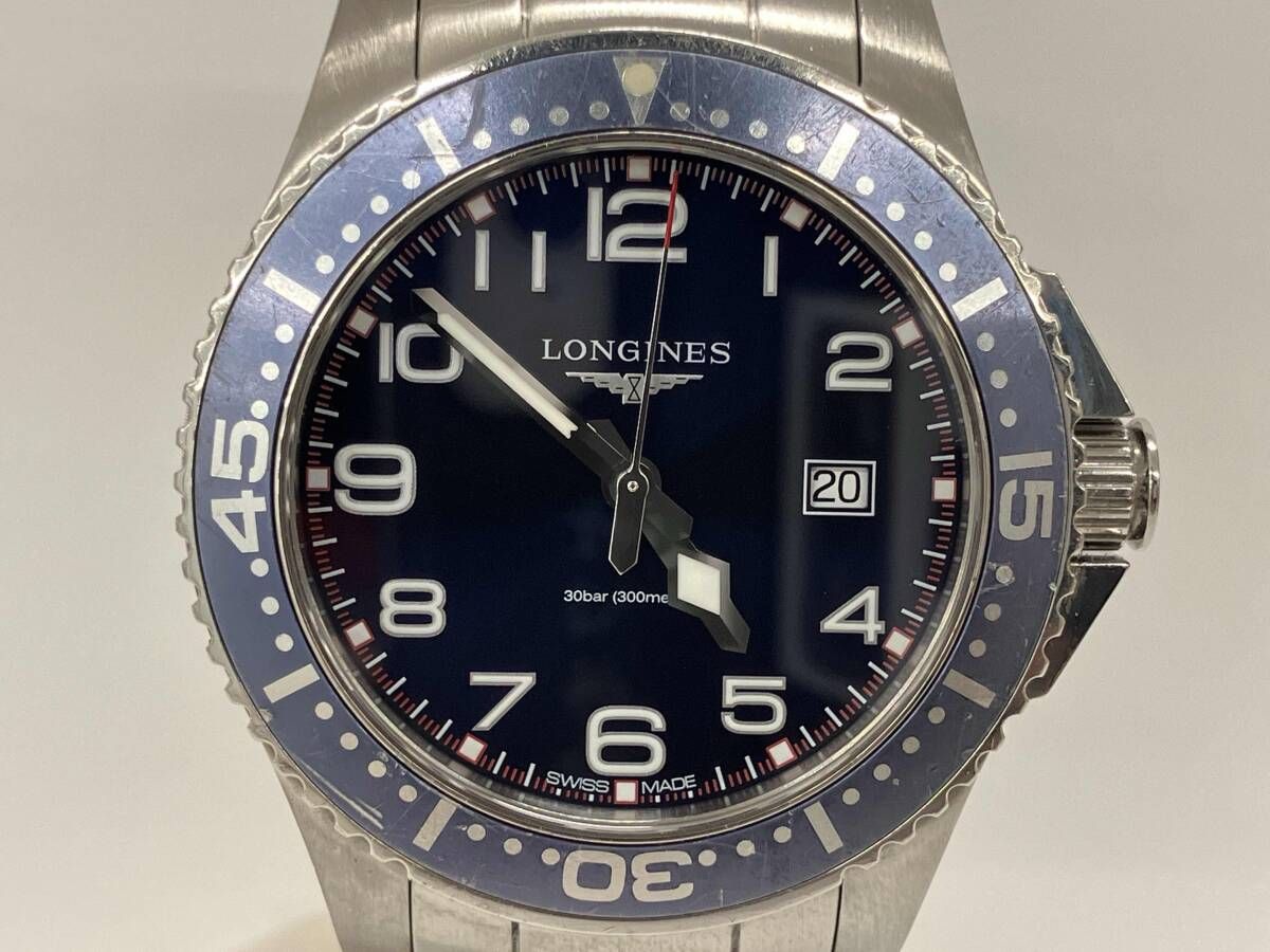 稼働 LONGINES HYDRO CONQUEST L3.688.4 クォーツ ロンジン ハイドロ 