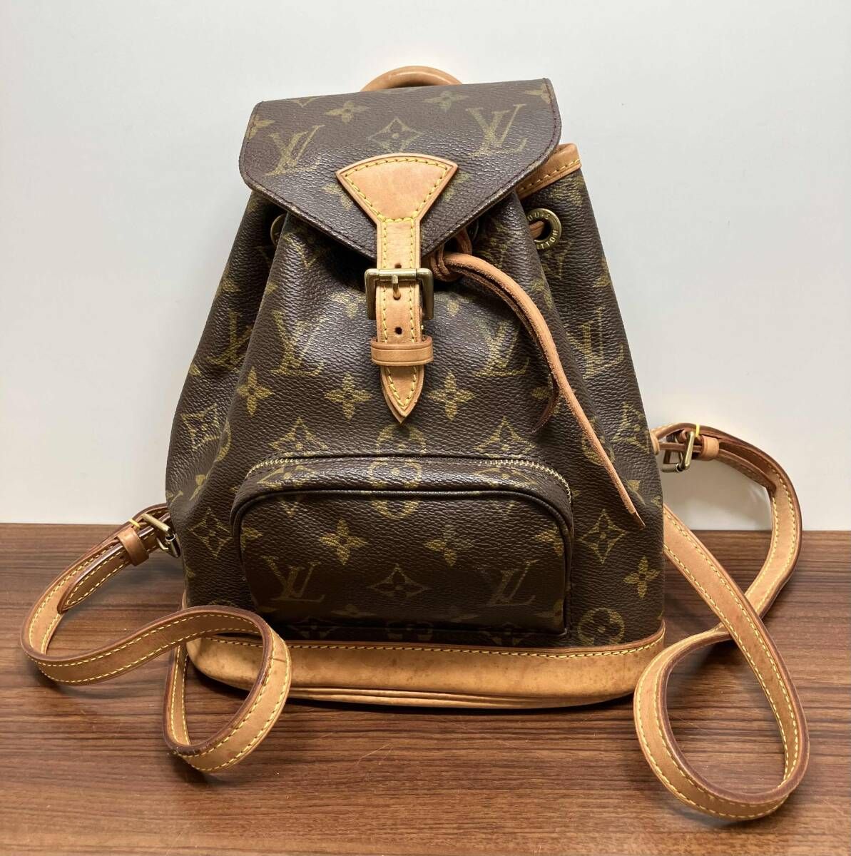 LOUIS VUITTON ルイヴィトン M51137 ミニ・モンスリ モノグラム