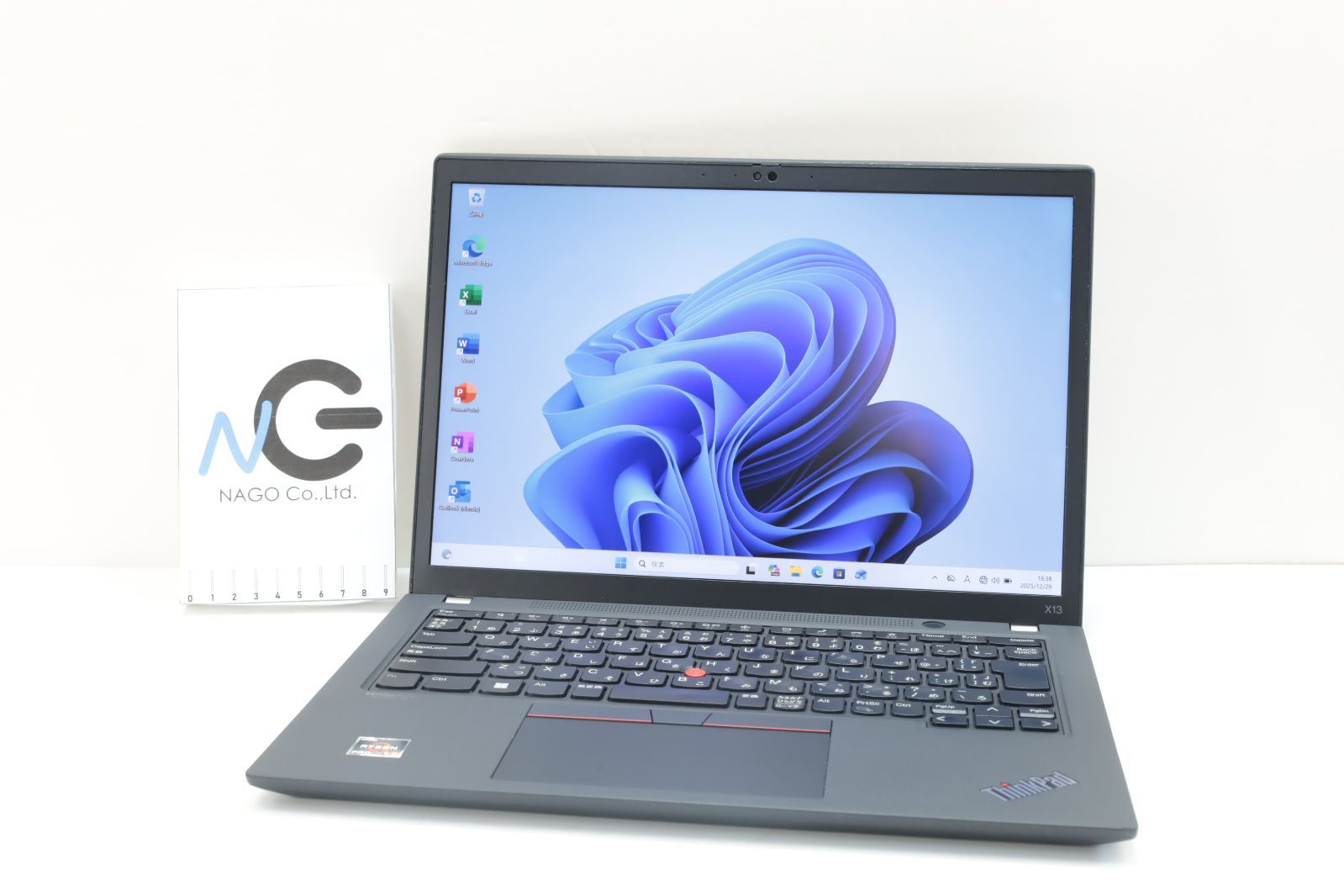 13.3型 Lenovo ThinkPad X13 Gen2 (Ryzen5 Pro 5650U 6コア/12スレッド 
