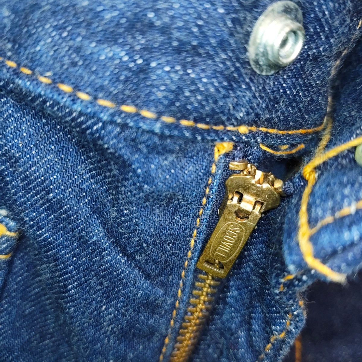 レディース 希少 70s USA製 BLUE BORN ベルボトム デニム ほぼデッド 