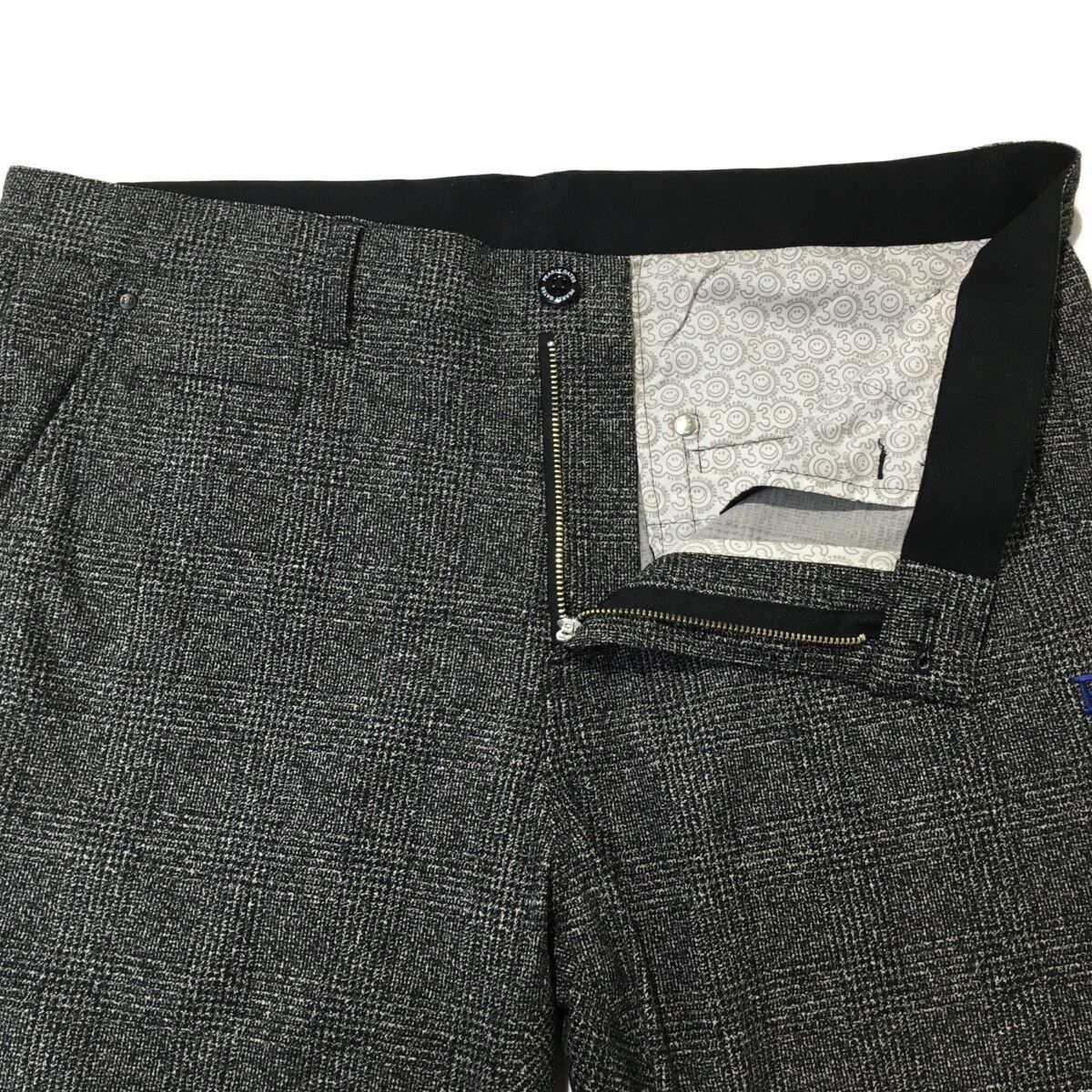 中古 メンズ パーリーゲイツ PEARLY GATES パンツ 7(XXL) 黒 薄手
