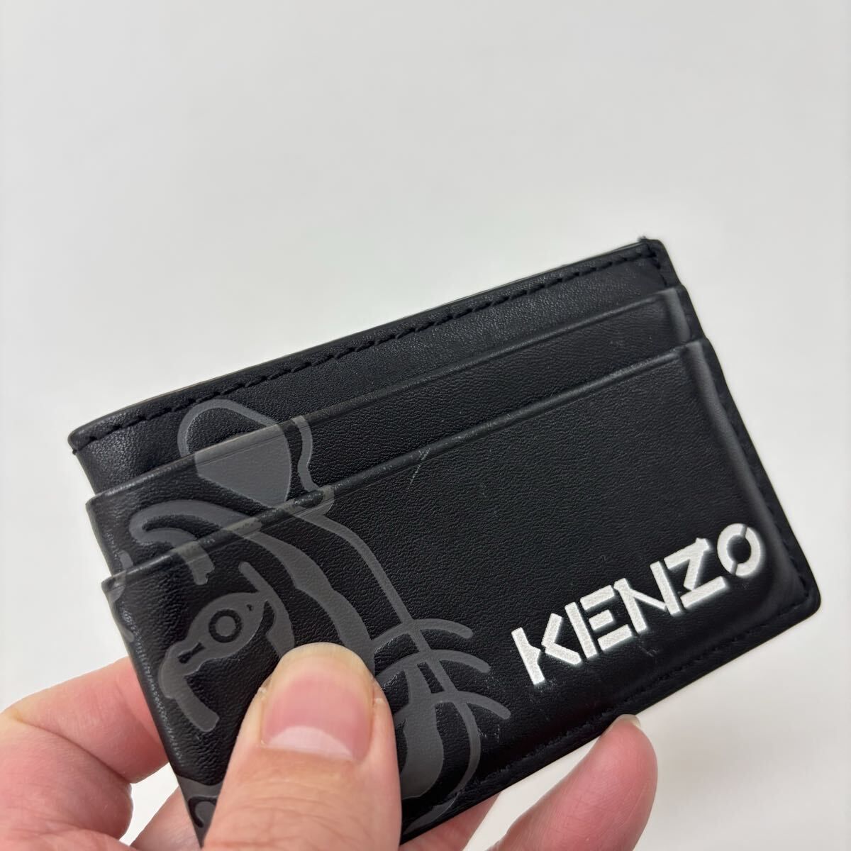 22ss 2022 KENZO ケンゾー タイガー カード ケース BLACK ブラック 802